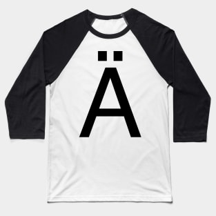 Helvetica Ä Baseball T-Shirt